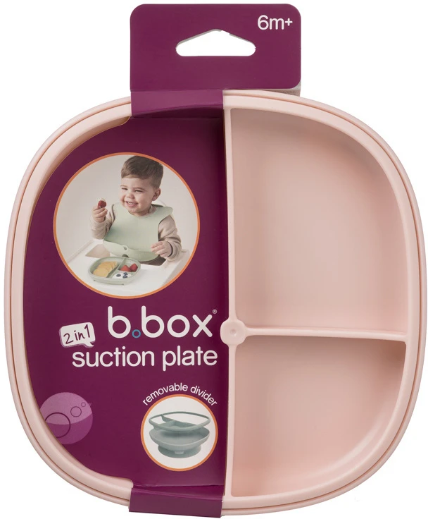 B.BOX BB101511 Lėkštė su siurbtuku 2in1 rožinė