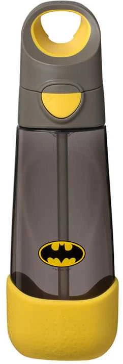 B.BOX BB00915 Tritan vandens butelis su šiaudeliu 600 ml Betmenas