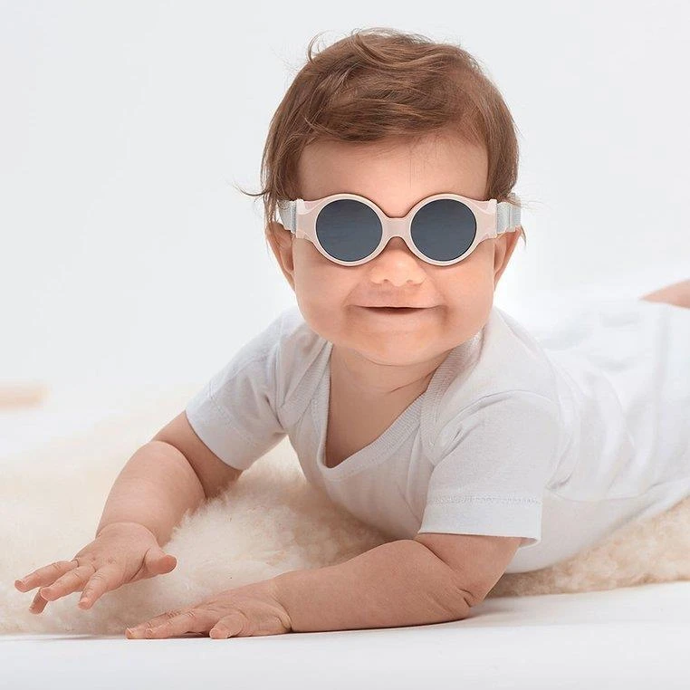 Beaba akiniai nuo saulės kūdikiui, 0-9 mėn, spalva: chalk pink