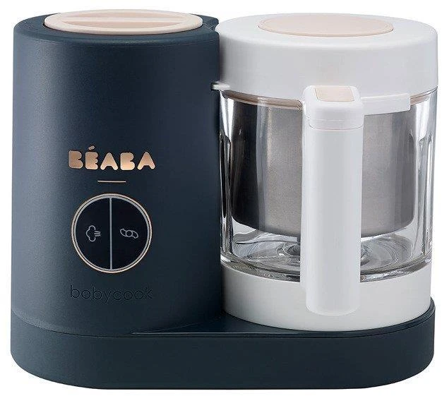 Trintuvas-garintuvas Beaba Babycook Neo, tamsiai mėlynas/baltas