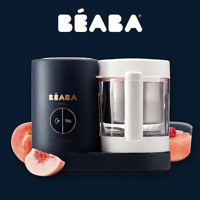 Trintuvas-garintuvas Beaba Babycook Neo, tamsiai mėlynas/baltas