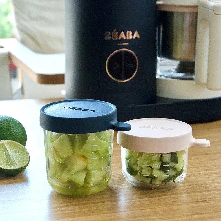 Trintuvas-garintuvas Beaba Babycook Neo, tamsiai mėlynas/baltas