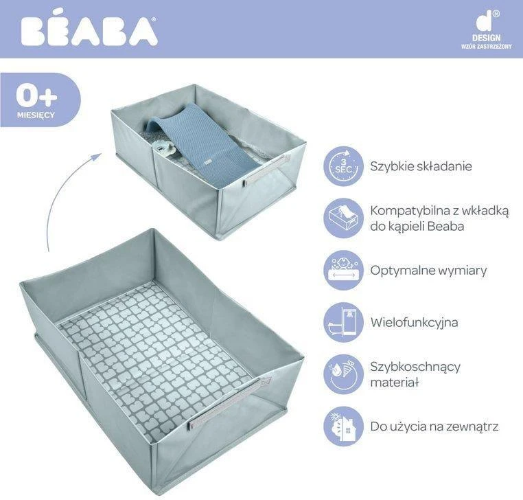 BEABA SULANKSTOMA VONELĖ POP UP Mėlynas