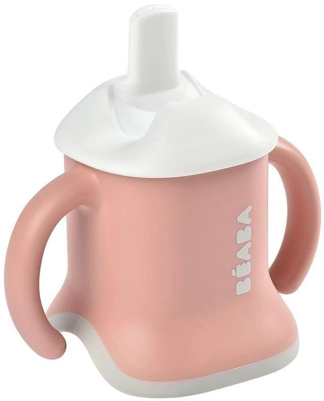 Beaba 3in1 mokomasis puodelis, spalva: old pink