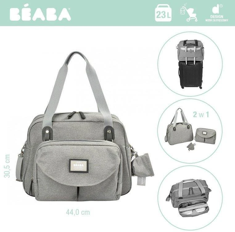 BEABA MAMOS RANKINĖ GENEVE II HEATHER Pilkas