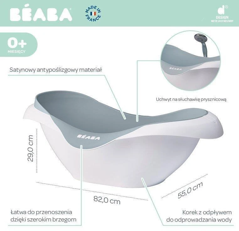 BEABA ERGONIMINĖ VONELĖ CAMELEO, LIGHT Pilkas