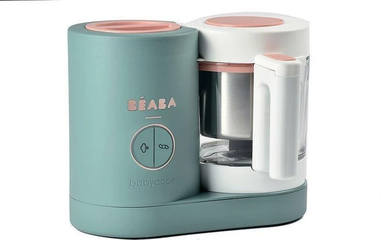 Trintuvas-garintuvas Beaba Babycook Neo, žalias/baltas