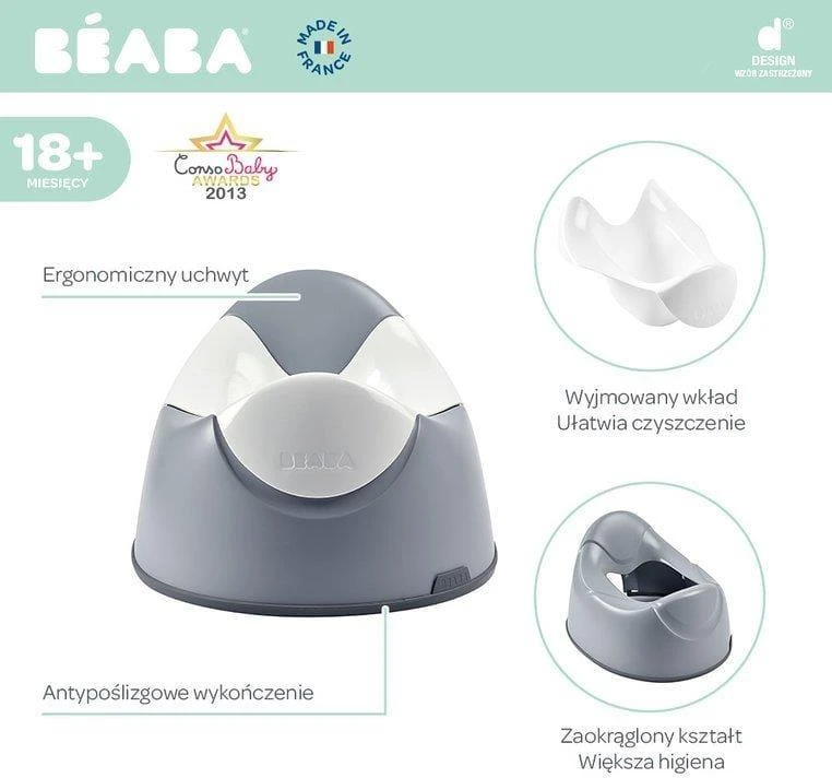 BEABA ERGONOMIŠKAS NAKTIPUODIS, LIGHT MIST