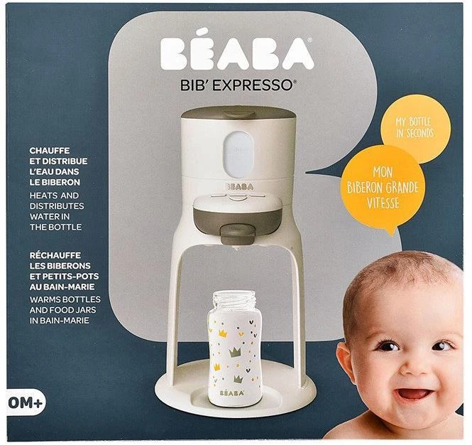 BEABA BIB EXPRESSO MIŠINUKO RUOŠIMO APARATAS IR ŠILDYTUVAS, Baltas/Pilkas