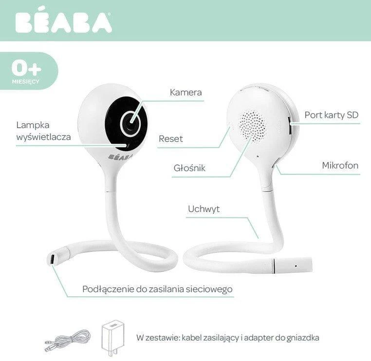 BEABA VIDEO AUKLĖ ZEN CONNECT, Baltas