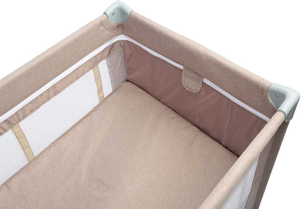Kelioninė lovelė CARETERO Basic Plus smėlio spalvos