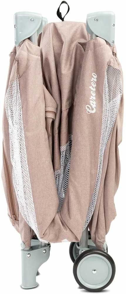 Kelioninė lovelė CARETERO Basic Plus smėlio spalvos