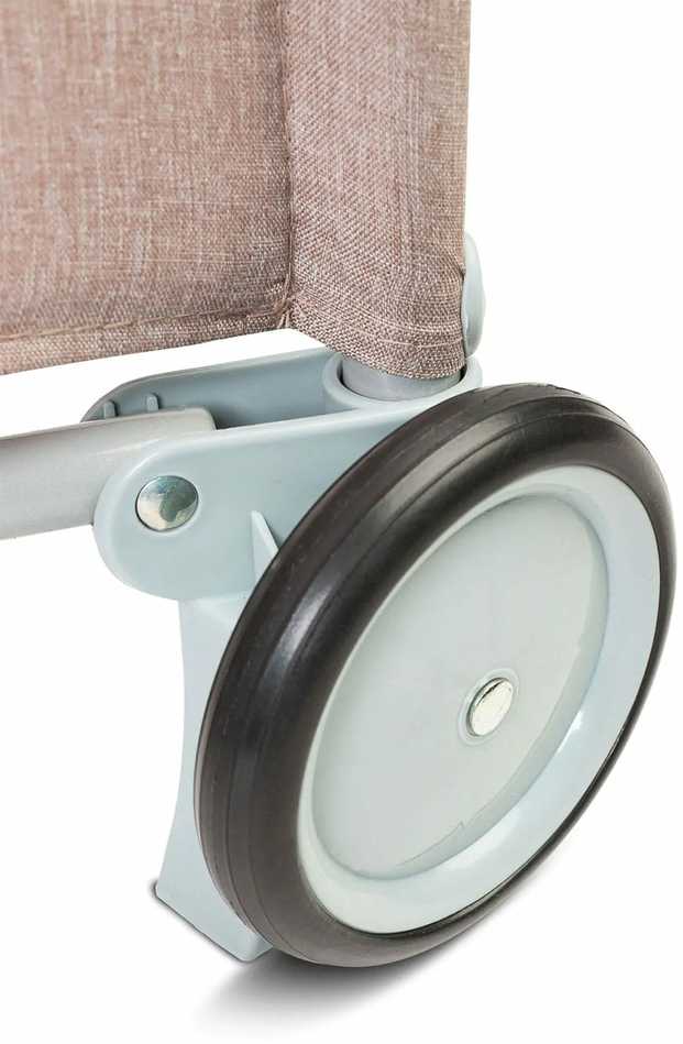 Kelioninė lovelė CARETERO Basic Plus smėlio spalvos
