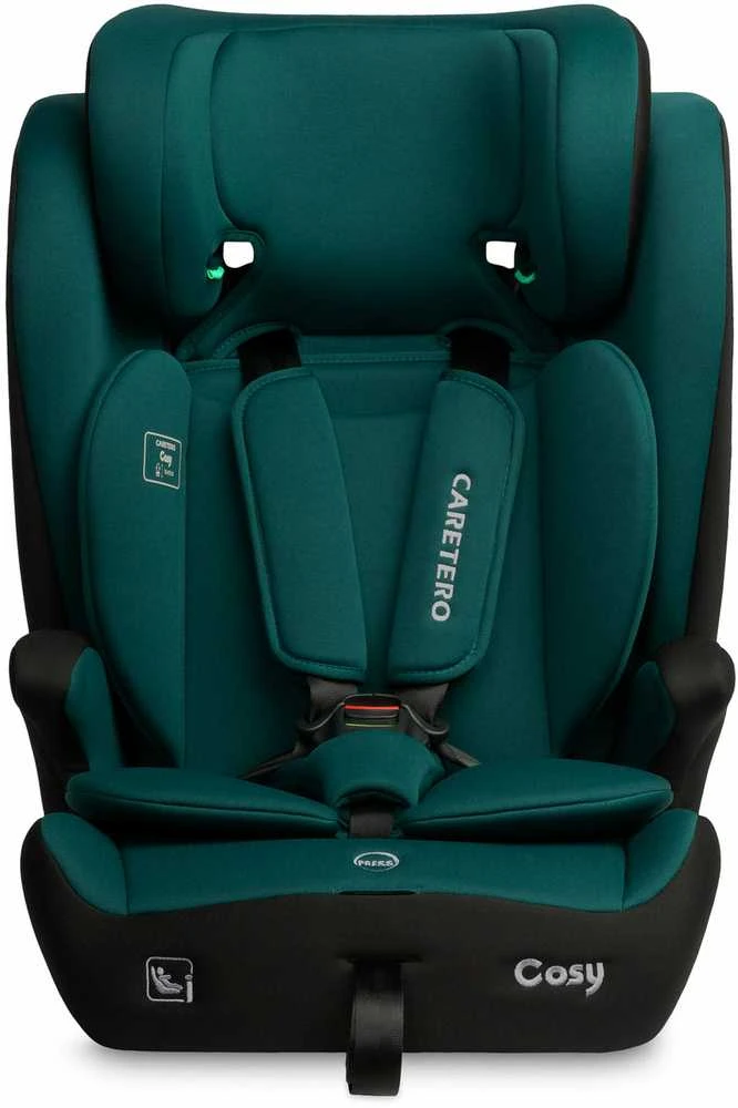 Caretero Cozy - autokėdutė 76-150 cm | žalsvai mėlyna