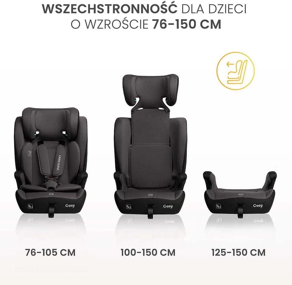 Automobilinė kėdutė Caretero COSY I-Size, 76–150 cm, Violetinė