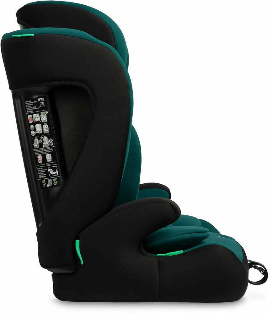 Caretero Cozy - autokėdutė 76-150 cm | žalsvai mėlyna