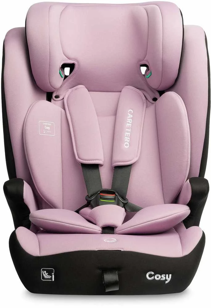 Violetinė Caretero COSY kėdutė su saugos diržais