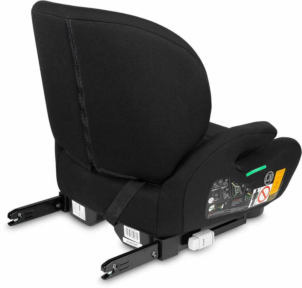 Caretero Irbis juoda kėdutė su Isofix jungtimis