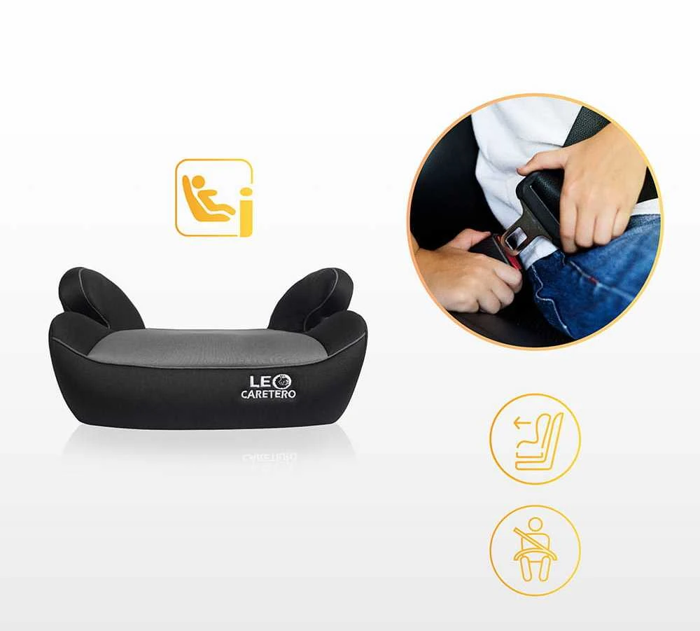 Caretero Leo i-Size - Automobilinė kėdutė su i-Size standartu | juodos spalvos