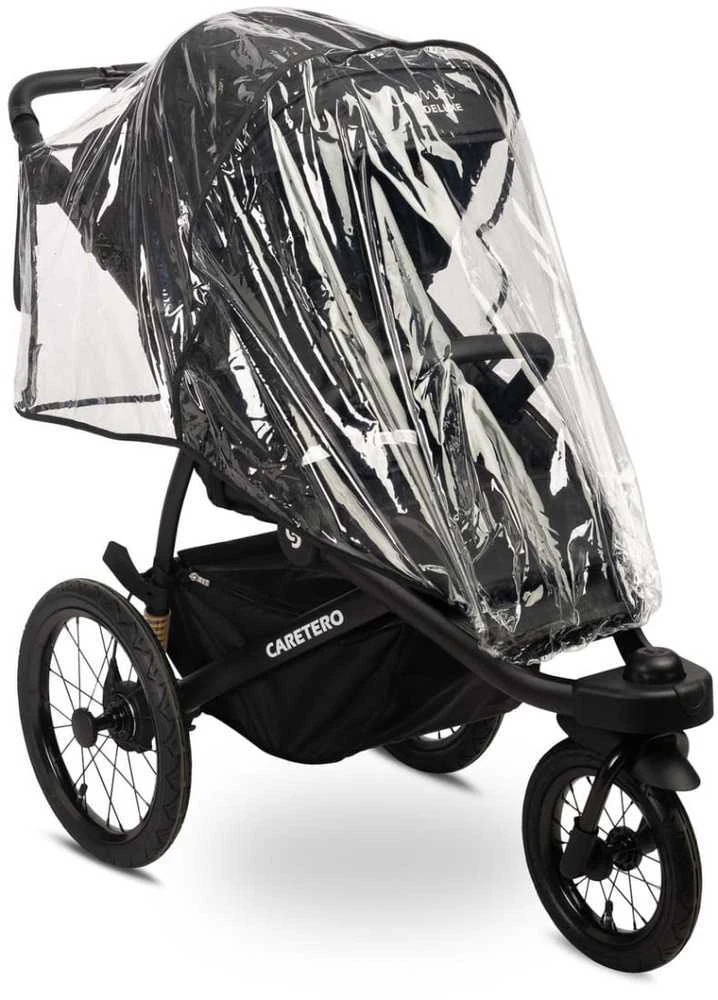 Caretero Lima Deluxe – triratis visureigio vežimėlis | Juoda