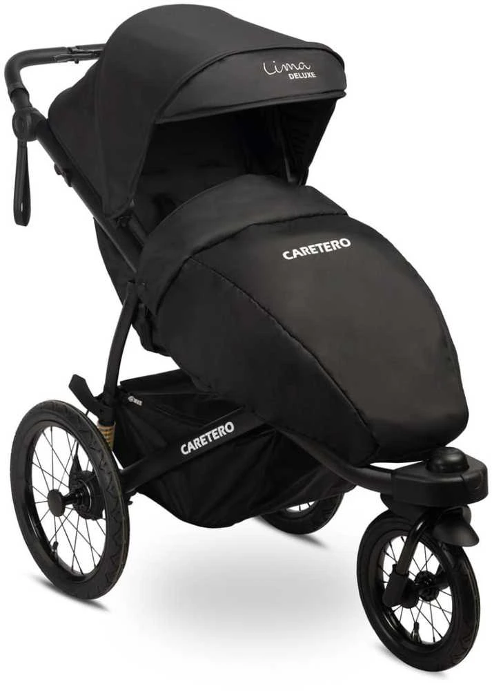 Caretero Lima Deluxe – triratis visureigio vežimėlis | Juoda