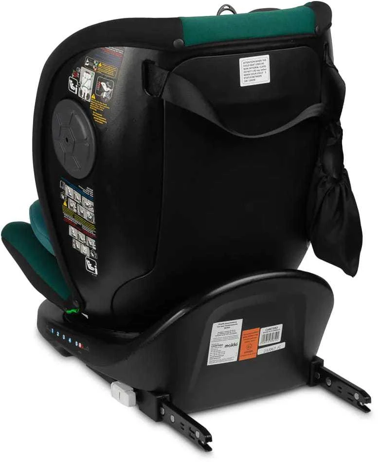 Caretero Mokki kėdutė - nugarinė pusė su ISOFIX jungtimis