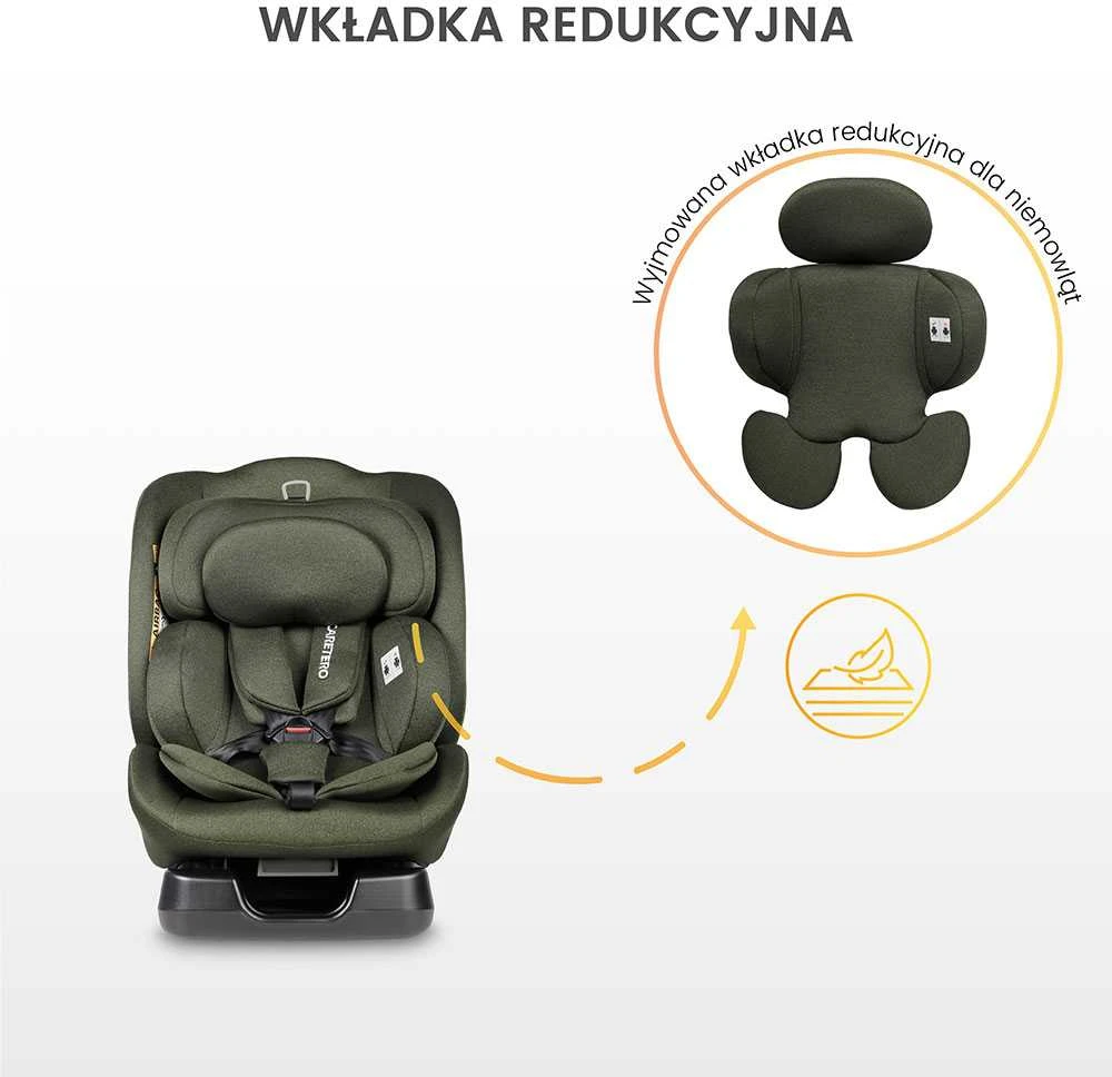 Vaiku Baze Autokėdute Caretero Mundi I-size 0-36 kg., Pilkas