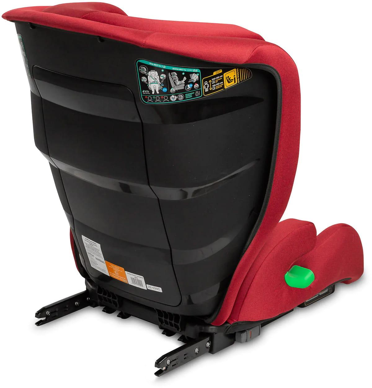 Caretero Automobilinė kėdutė NIMBUS I-Size, 100-150cm, Raudona