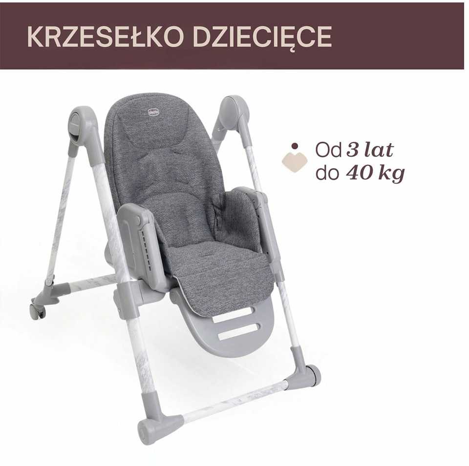 Chicco Polly Armonia STEEL – maitinimo kėdutė