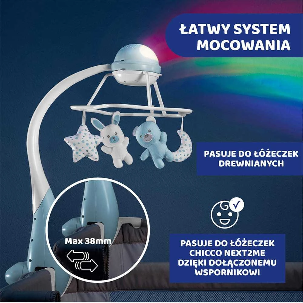 Chicco First Dreams Rainbow 3w1 mėlyna