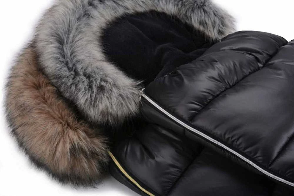 Cottonmoose Moose Shine 651 - šiltas miegmaišis vežimėliui ir automobilinei kėdutei | sidabras