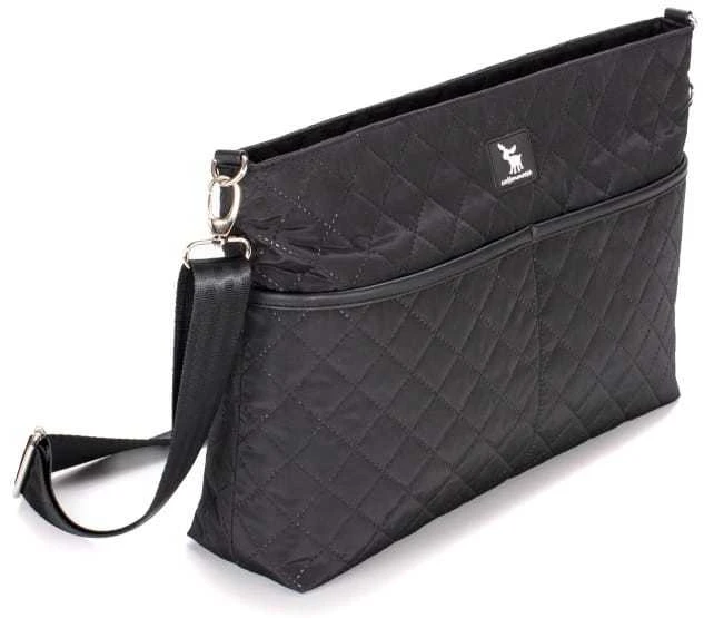 Cottonmoose Quickbag - praktiškas vežimėlio krepšys ir organizatorius 2in1 | Juoda