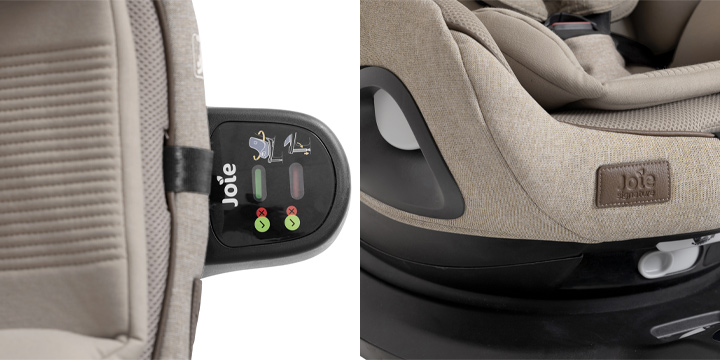 Joie i-Harbour PRO - sukamasis fotelik automobilinis 3w1, 40-105 cm | Signature Evergreen Mesh aprašymas - Prekės nuotrauka