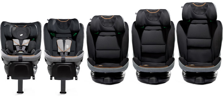 Joie i-Spin XL - sukamasis fotelik automobilinis 40-150 cm ~0-36 kg | Signature Sandstone aprašymas - Prekės nuotrauka
