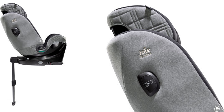 Joie i-Spin XL - sukamasis fotelik automobilinis 40-150 cm ~0-36 kg | Signature Sandstone aprašymas - Prekės nuotrauka