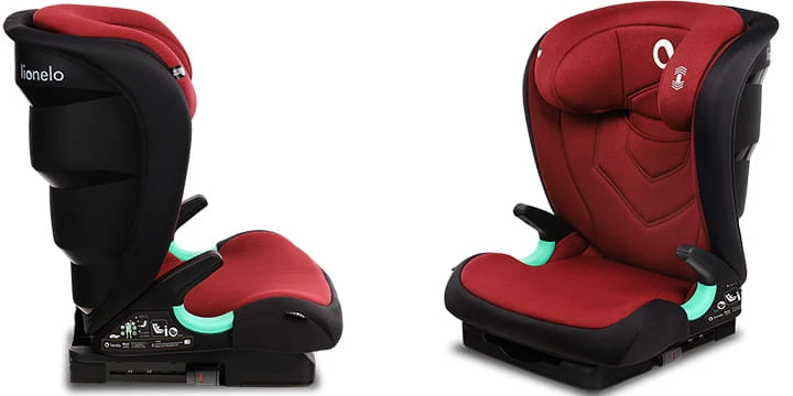Automobilinė kėdutė Lionelo Neal Raudona Burgundy, 15-36kg aprašymas - Prekės nuotrauka