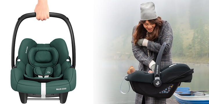 Automobilinė kėdutė Maxi Cosi CabrioFix i-Size 0–13 kg, Juoda aprašymas - Prekės nuotrauka