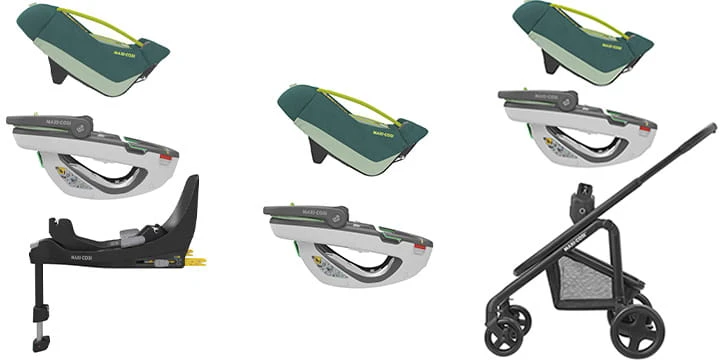 Maxi-Cosi Coral 360 i-Size automobilinė kėdutė Essential Juodas 0-13 kg aprašymas - Prekės nuotrauka
