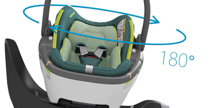 Maxi-Cosi Coral 360 - pasukama automobilinė kėdutė ~ 0-12 kg | BLK esminis grafitas aprašymas - Prekės nuotrauka Maxi-Cosi Coral 360 - pasukama automobilinė kėdutė ~ 0-12 kg | BLK esminis grafitas aprašymas - Prekės nuotrauka