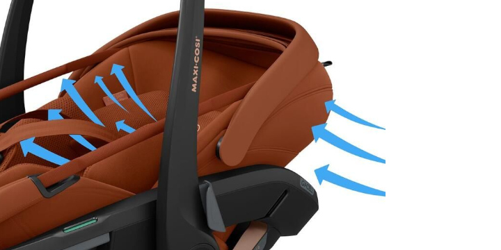 Maxi Cosi Coral Slide PRO 360 - fotelik automobilinis kūdikiams 40-87 cm, ~0-13 kg | Sapphire Sand aprašymas - Prekės nuotrauka Maxi Cosi Coral Slide PRO 360 - fotelik automobilinis kūdikiams 40-87 cm, ~0-13 kg | Sapphire Sand aprašymas - Prekės nuotrauka