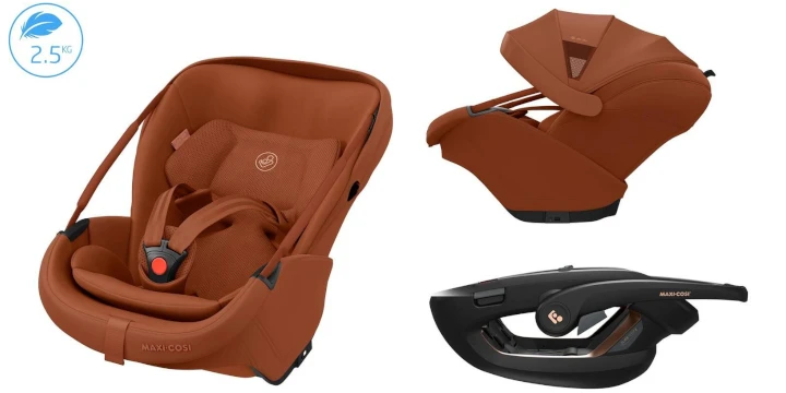 Maxi Cosi Coral Slide PRO 360 - fotelik automobilinis kūdikiams 40-87 cm, ~0-13 kg | Juodas Onyx aprašymas - Prekės nuotrauka Maxi Cosi Coral Slide PRO 360 - fotelik automobilinis kūdikiams 40-87 cm, ~0-13 kg | Juodas Onyx aprašymas - Prekės nuotrauka