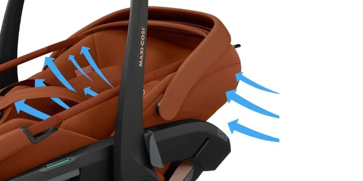 Maxi Cosi Coral Slide PRO 360 - fotelik automobilinis kūdikiams 40-87 cm, ~0-13 kg | Juodas Onyx aprašymas - Prekės nuotrauka Maxi Cosi Coral Slide PRO 360 - fotelik automobilinis kūdikiams 40-87 cm, ~0-13 kg | Juodas Onyx aprašymas - Prekės nuotrauka
