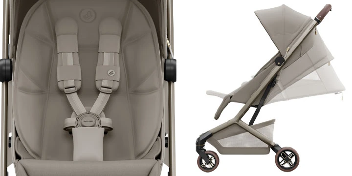 Maxi Cosi Fame Cabin - lekka spacerówka, kompaktowy wózek dziecięcy do samolotu | Onyx Juodas aprašymas - Prekės nuotrauka Maxi Cosi Fame Cabin - lekka spacerówka, kompaktowy wózek dziecięcy do samolotu | Onyx Juodas aprašymas - Prekės nuotrauka