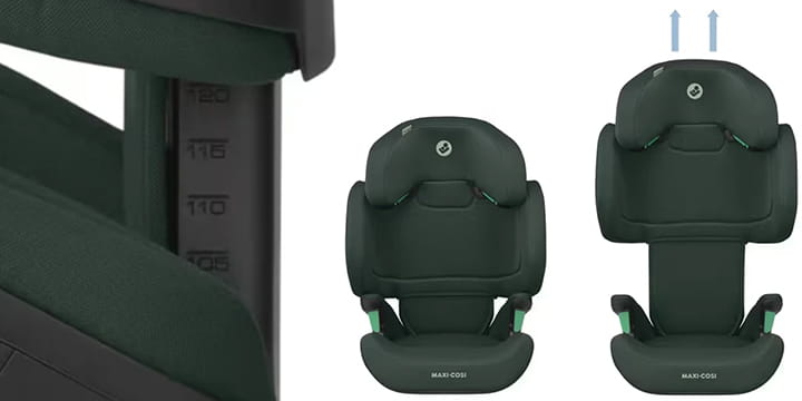 MAXI COSI automobilinė kėdutė RodiFix R i-Size, Authentic Juodas, 8760671110 aprašymas - Prekės nuotrauka