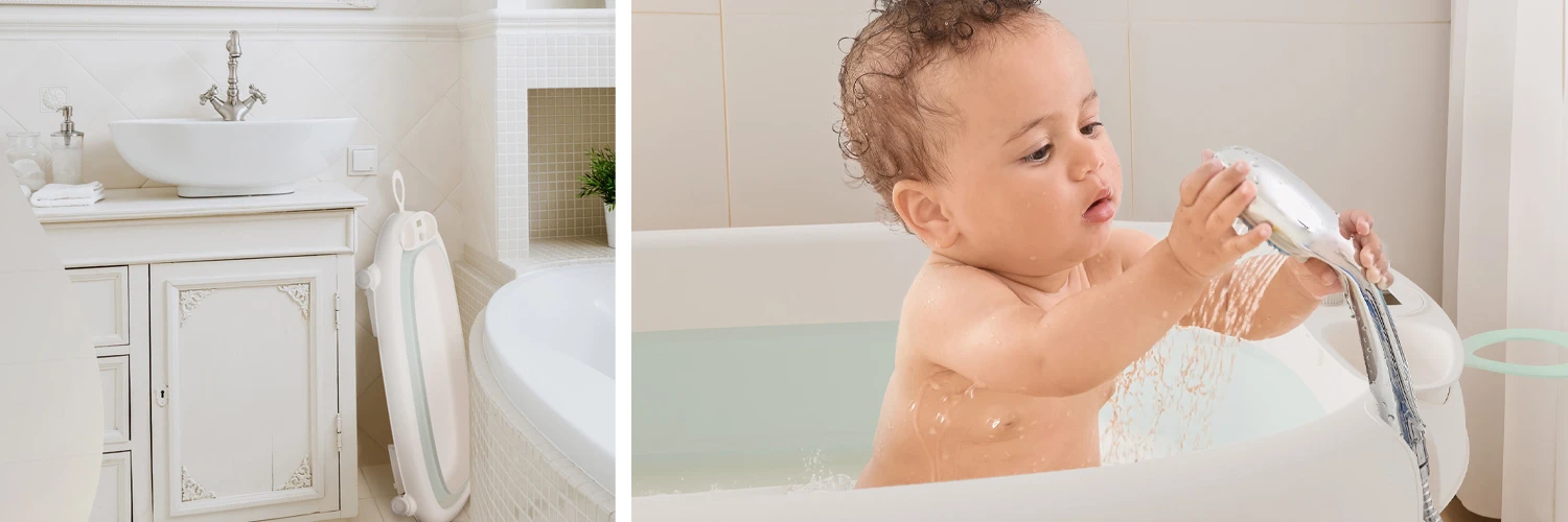 Neno LUCY STAND FOLDABLE BABY BATH WITH FRAME aprašymas - Prekės nuotrauka