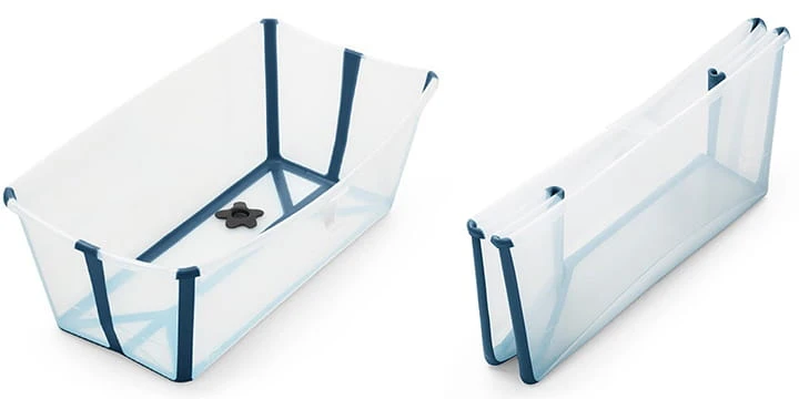 Stokke Flexi Bath - sulankstoma vaikiška vonia su įdėklu | Ledyno mėlyna aprašymas - Prekės nuotrauka Stokke Flexi Bath - sulankstoma vaikiška vonia su įdėklu | Ledyno mėlyna aprašymas - Prekės nuotrauka