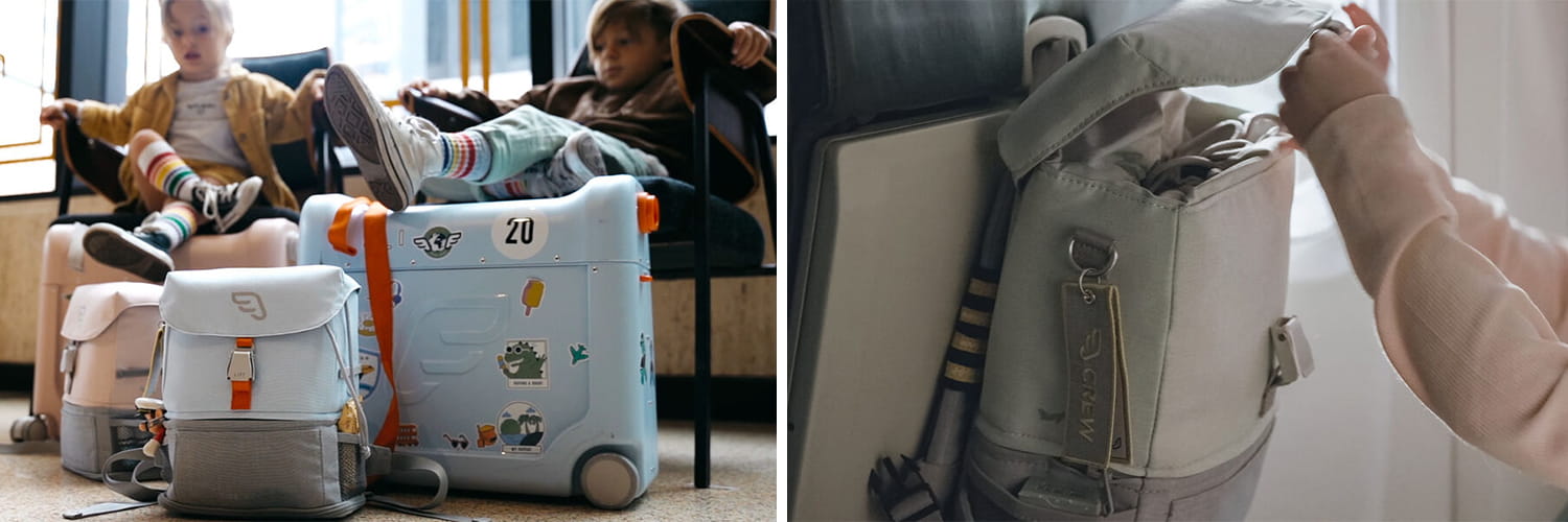 Stokke JetKids BackPack - išplečiama kuprinė | Baltas aprašymas - Prekės nuotrauka Stokke JetKids BackPack - išplečiama kuprinė | Baltas aprašymas - Prekės nuotrauka
