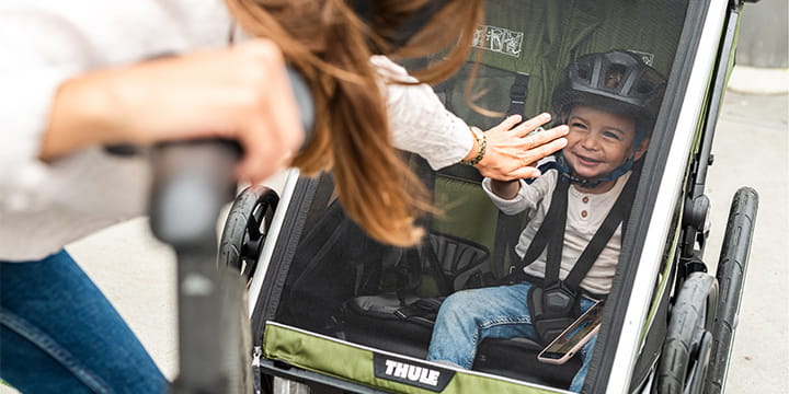 „Thule Chariot Cab“ priekaba 2 dviračiams