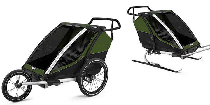 „Thule Chariot Cab“ priekaba 2 dviračiams