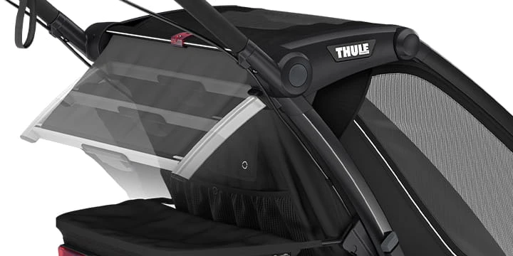 Thule Chariot Sport 2 Dviguba dviračio priekaba | G3 juoda aprašymas - Prekės nuotrauka